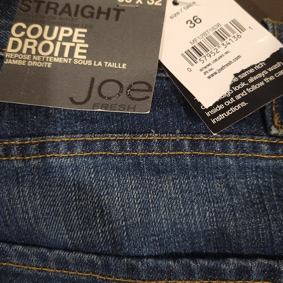 Mens Joe Fresh Straight Cut Jeans - Picture 3 of 6